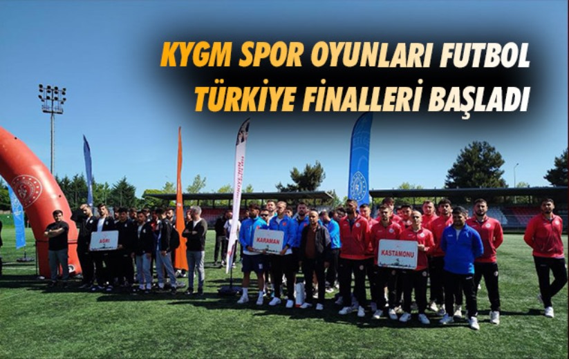 Samsun'da KYGM Spor Oyunları Futbol Türkiye Finalleri başladı