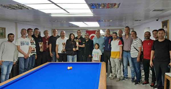 Dünya ve Türkiye 3 bant bilardo şampiyonu Muğla'da turnuvaya katıldı