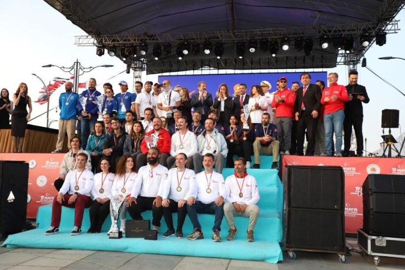 Cumhurbaşkanlığı 6. Uluslararası Yat Yarışları İstanbul-Samsun Açık Deniz Yarış Etabı sona erdi