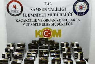 Samsun'da kaçak makaron operasyonu: 18 bin adet makaron ele geçirildi