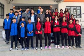 Van'daki ortaokulun spor başarısı göz doldurdu