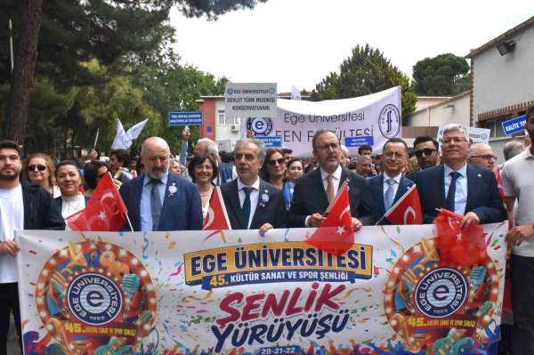 Ege Üniversitesi 71'inci yaşını coşkuyla kutladı