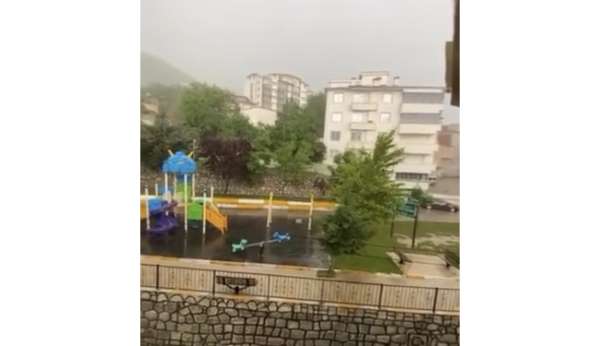 Taşkın uyarısı yapılan Tokat'ta yağmur etkili oldu