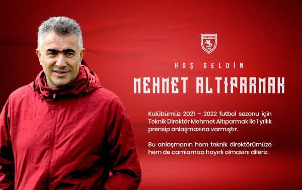 Samsunspor teknik direktörlüğe Mehmet Altıparmak'ı getirdi