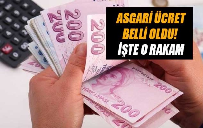 Milyonların beklediği zamlı asgari ücret tutarı belli oldu! 