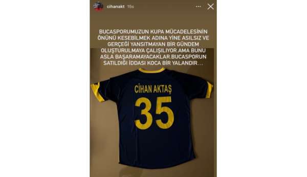 Cihan Aktaş, 'Bucaspor 1928 satılıyor' iddialarını yalanladı