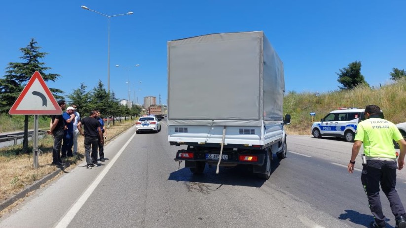 Samsun'da 4 araçlı zincirleme trafik kazası: 1 yaralı