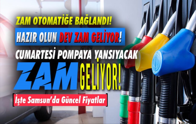 Akaryakıt zammı otomatiğe bağlandı. Yağmur gibi zam geliyor