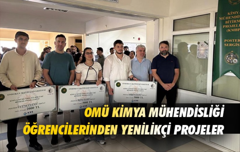 OMÜ Kimya Mühendisliği öğrencilerinden yenilikçi projeler