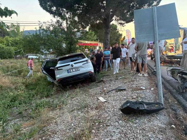 Marmaris-Datça yolunda kaza: 1 yaralı