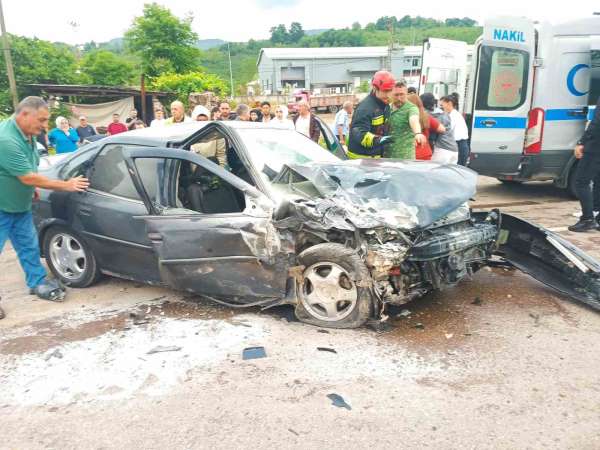 Ordu'da trafik kazası: 5 yaralı