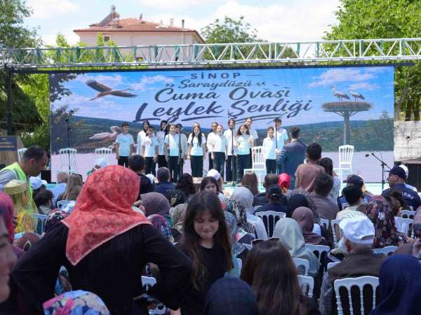 Sinop'ta Leylek Şenliği: Yavrular halkalandı