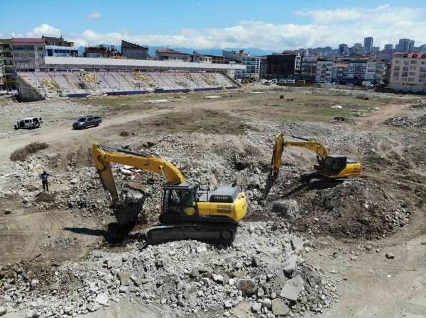 Türkiye'nin 128'nci millet bahçesinde yıkım çalışmaları yüzde 90 tamamlandı