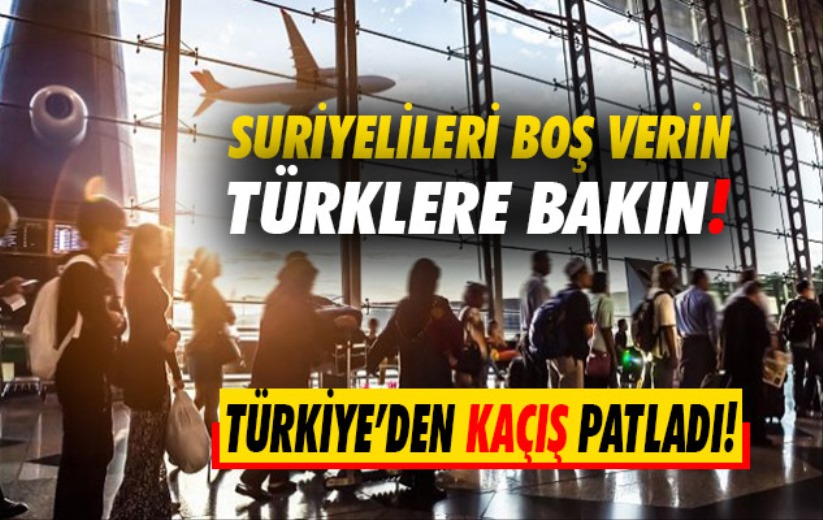 Türkiye'den kaçışın istatistikleri açıklandı: Yurtdışına göçte ürküten rakamlar