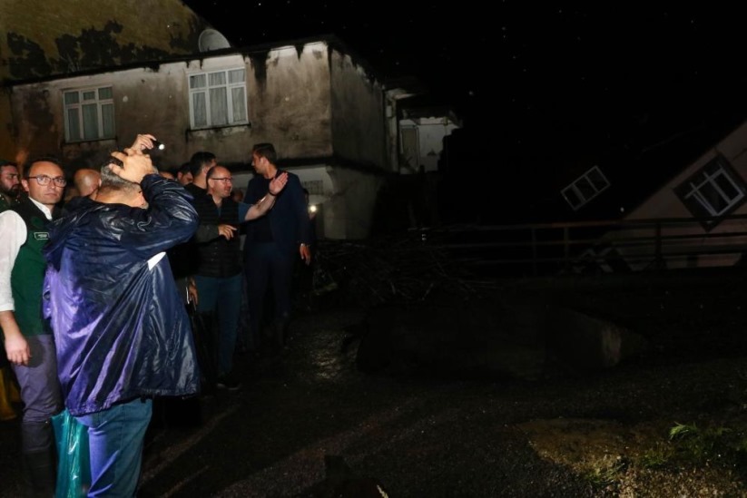 Giresun'da şiddetli yağışlar sel ve heyelanlara neden oldu