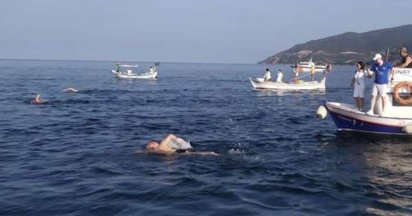 4. Açık Deniz Yüzme Maratonu Mudanya'da neticelendi