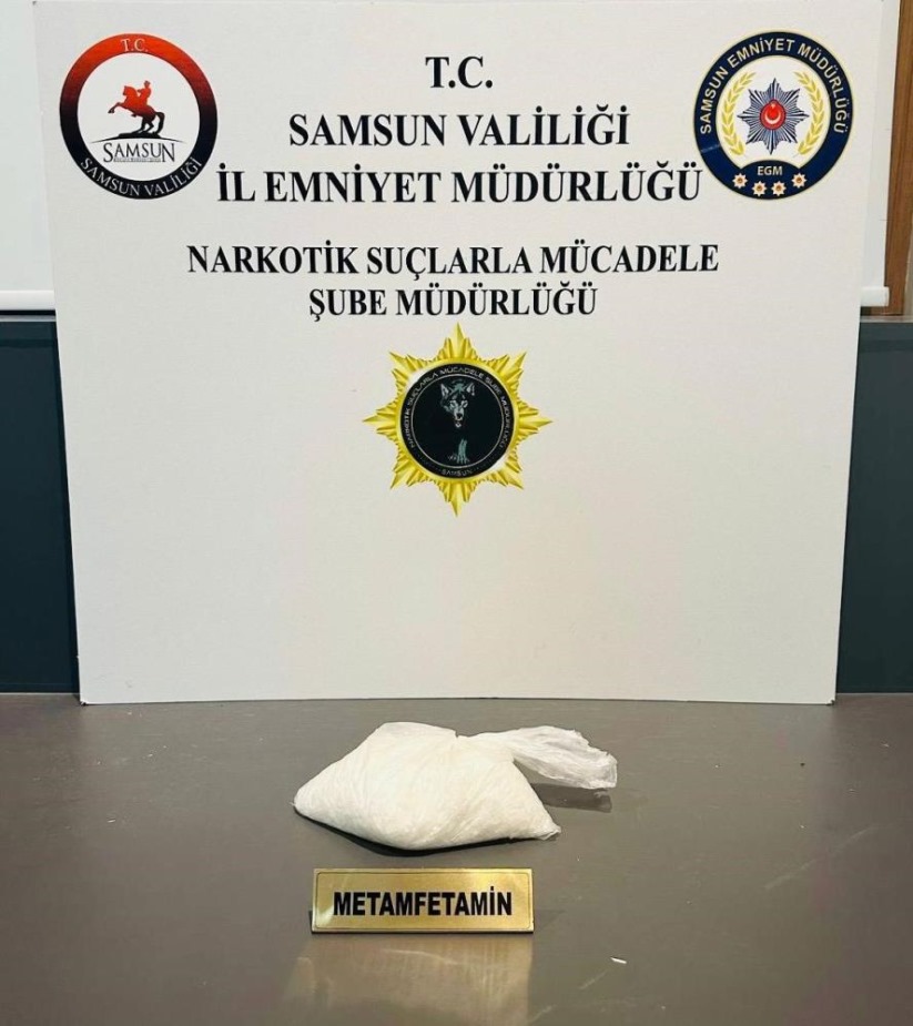 Samsun'da uyuşturucuyla yakalanan şahıs gözaltına alındı