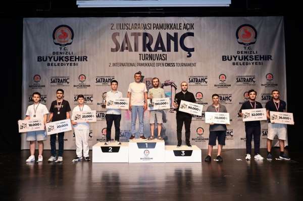 2. Uluslararası Pamukkale Açık Satranç Turnuvası şampiyonlarını buldu