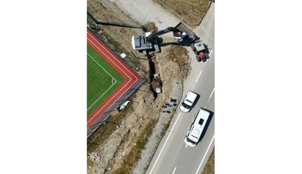 Erfelek'te su baskınlarına kalıcı çözüm için ilk kazma vuruldu