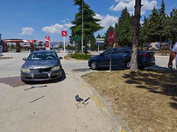 Isparta'da trafik kazası: 1 yaralı