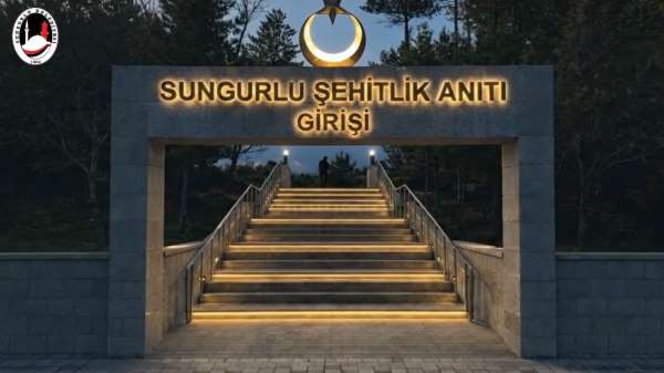 Sungurlu Şehitliği baştan sona yenileniyor