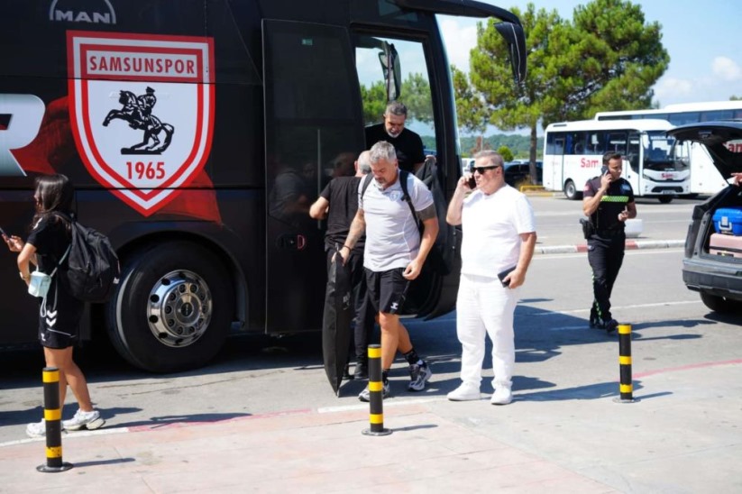 Samsunspor, Panathianikos maçı için Atina'ya gitti