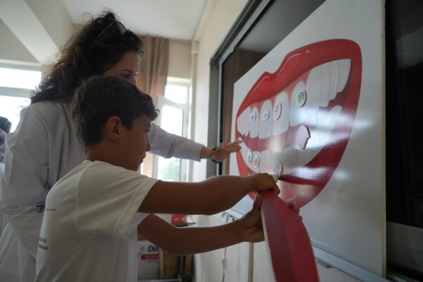 Samsun'da mevsimlik tarım işçilerinin çocuklarına sağlık taraması