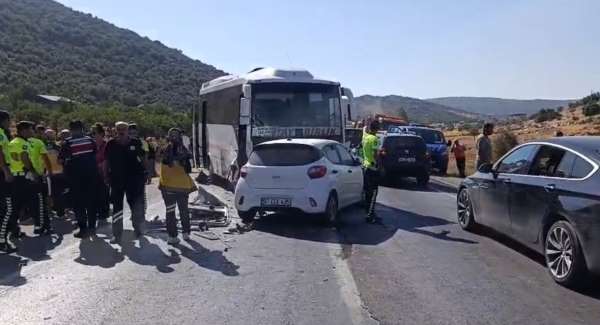 Gaziantep'te 3 aracın karıştığı zincirleme kaza: 1 ölü, 3 yaralı