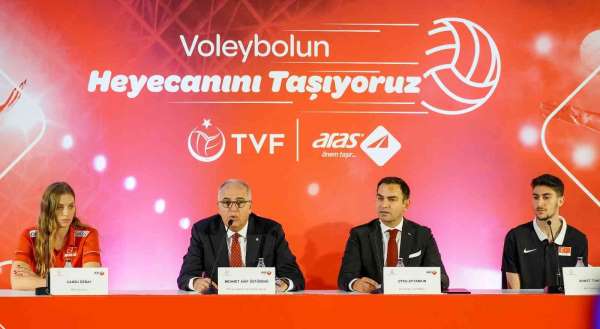 Aras Kargo, Türkiye Voleybol Federasyonu'na sponsor oldu