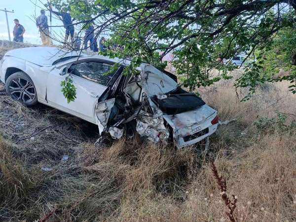 Malatya'da 5 kişinin yaralandığı kazanın görüntüleri ortaya çıktı