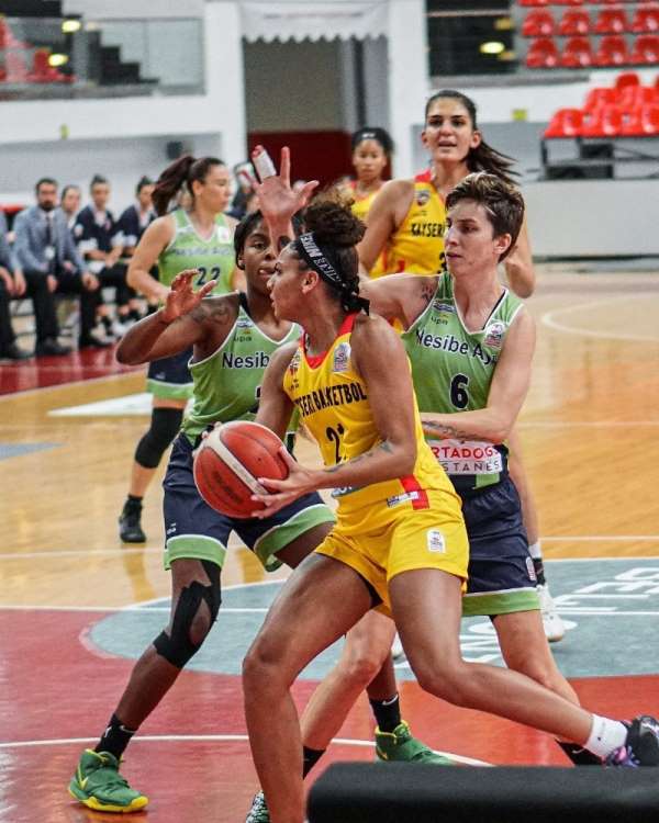 Kadınlar Basketbol Süper Ligi: Bellona Kayseri Basketbol: 62 - Nesibe Aydın Bask