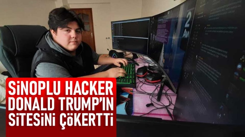 Sinop'lu hacker Donald Trump'ın sitesini çökertti