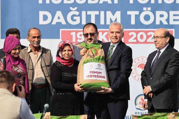 Denizli'de 4 bin 892 çiftçiye 1,5 ton sertifikalı tohum desteği - Denizli haber