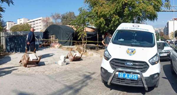İzmir'de barakada sır ölüm: Bıçaklanmış halde ölü bulundu - İzmir haber