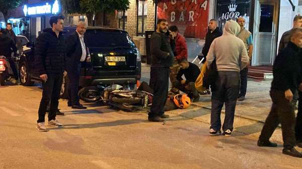 Motosikletli gencin ölümden döndüğü kaza kamerada - Bursa haber