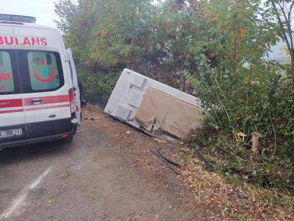 Sinop'taki servis kazası