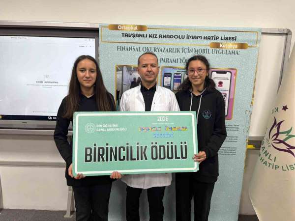 Tavşanlı Kız Anadolu İmam Hatip Lisesi 'Paramı Yönet' projesiyle Türkiye birincisi oldu