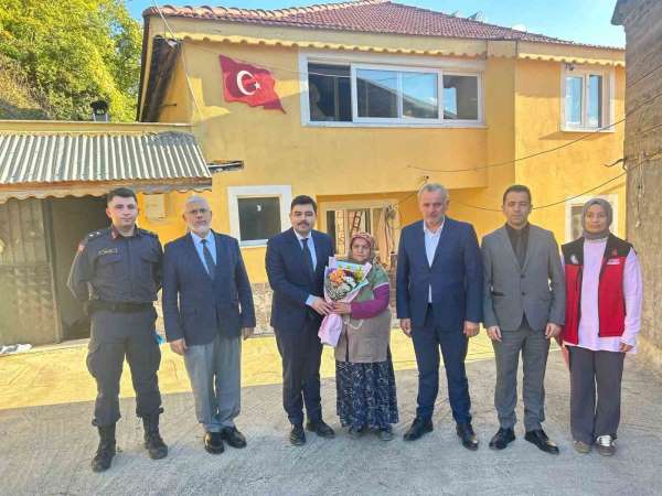 Türkeli'de şehit ailesine vefa