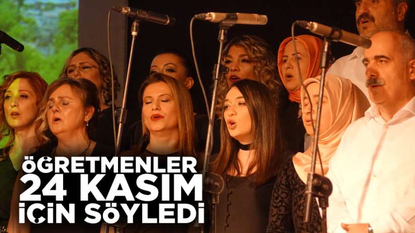 Atatürk Ortaokulu Öğretmen Korosundan Anlamlı Konser