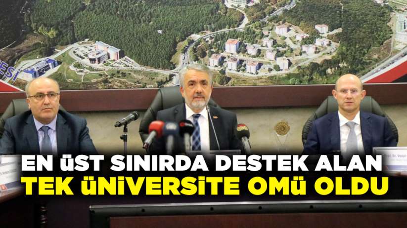 En üst sınırda destek alan tek üniversite OMÜ oldu