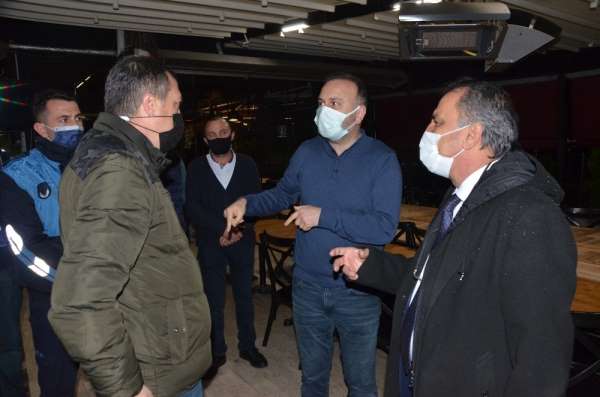 Ordu'da kafe ve restoranlara kısıtlama denetimi