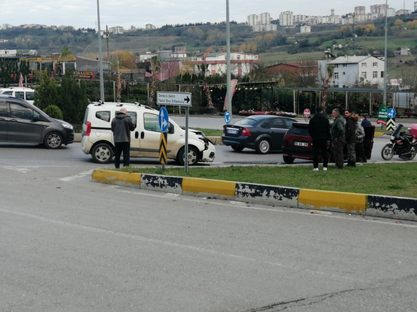 Samsun'daki bu kavşakta kazaların sonu gelmiyor