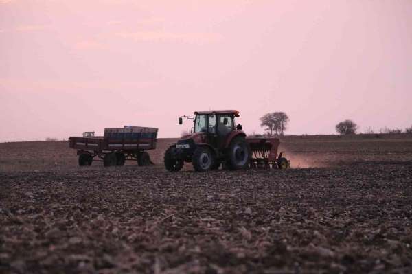 Edirne çiftçisi tarlalarda buğday ekimi mesaisini tamamladı - Edirne haber