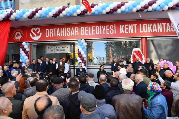 Trabzon'da ikinci kent lokantası İnönü mahallesinde açıldı