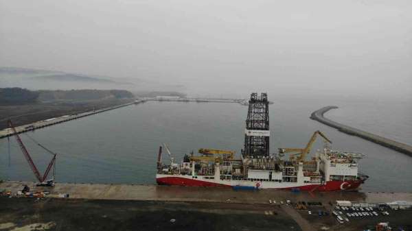 Yavuz Sondaj Gemisi Karadeniz'deki ilk seferine hazırlanıyor - Zonguldak haber