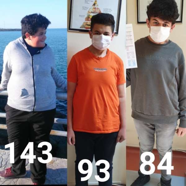 Sağlıklı beslenme ve egzersizle yaklaşık 60 kilo verdi 