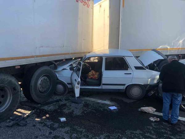 Yozgat'ta zincirleme trafik kazası: 3 yaralı