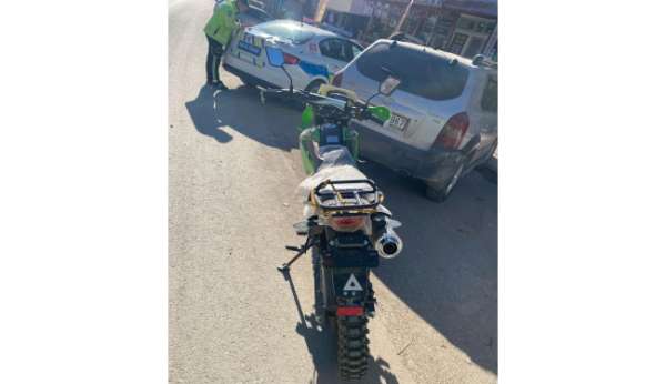 Niksar'da 9 motosiklet trafikten men edildi, binlerce lira para cezası kesildi