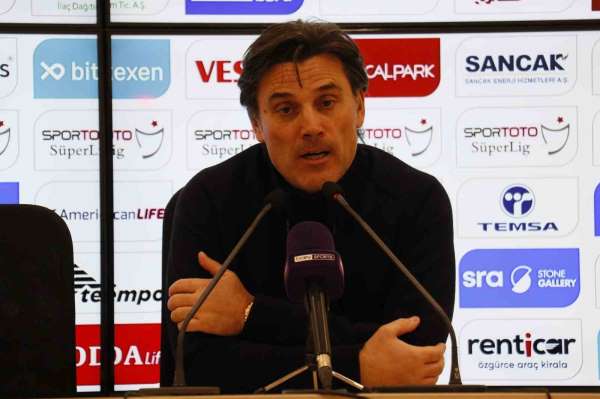 Montella: 'Takımımla gurur duyuyorum'