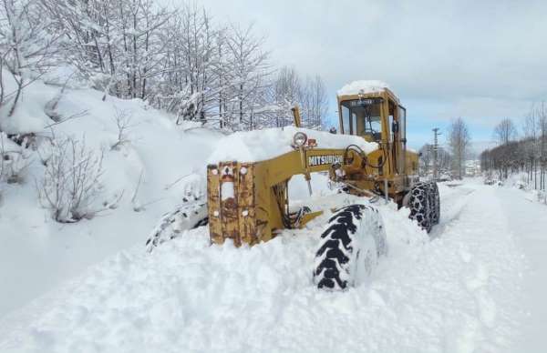 Ordu'da karla kapanan 197 mahalle yolu ulaşıma açıldı